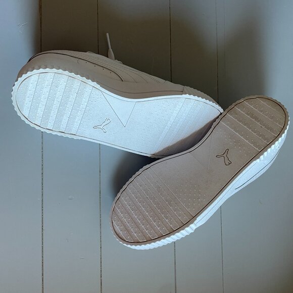 Puma Soft Foam Optimal Comfort White Leather wide sole sneaker 8.5 - Picture 7 of 7